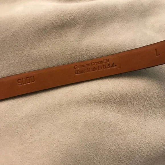 Alex Garfield leather belt